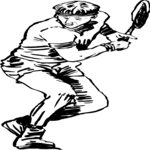 Tennis 09 Clip Art