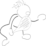 Tennis 039 Clip Art