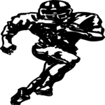 Football - Player 08 Clip Art