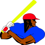 Batter 15 Clip Art