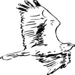 Bird Flying 18 Clip Art