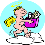 Cherub - Messenger Clip Art