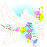 Doves 1 Clip Art