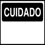 Caution - Spanish
