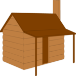 Log Cabin 2 Clip Art