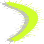 Prickley Curve Clip Art