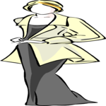 Evening Gown 04 Clip Art