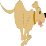 Dog Running 4 Clip Art