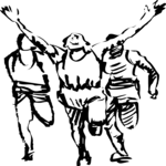 T & F - Runners 1 Clip Art