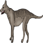 Tasmanian Wolf Clip Art