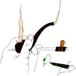 Cigar & Pen Clip Art