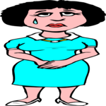 Crying Woman 2 Clip Art