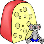 Mouse & Cheese 10 Clip Art