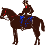 Cowboy 01 Clip Art