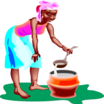 Woman Pouring