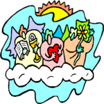 In Heaven Clip Art