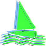 Sailboat 74 Clip Art