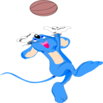 Basketball - Mouse Clip Art