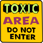 Toxic Area - Do Not Enter Clip Art