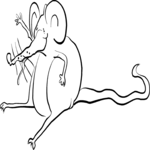 Mouse Waving 1 Clip Art