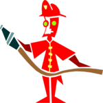 Firefighter - Offbeat Clip Art