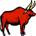 Bull 25 Clip Art