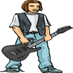 Guitarist 82 Clip Art