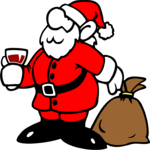 Santa & Sack 04 Clip Art