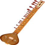 Sitar 2 Clip Art