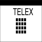 Telex 1 Clip Art