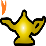 Oil Lamp 07 Clip Art