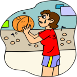 Basketball Player 47 Clip Art