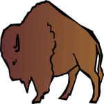 Buffalo 3 Clip Art