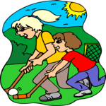 Field Hockey 15 Clip Art