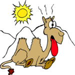 Camel - Hot Clip Art