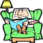 Computer Resting Clip Art