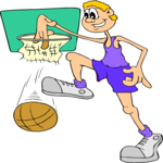 Basketball Player 27 Clip Art