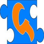 Puzzle G Clip Art