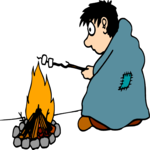 Roasting Marshmallows 3 Clip Art