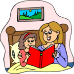 Mother Reading to Child
