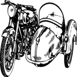 Motorcycle & Sidecar