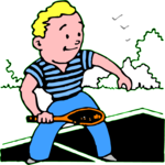 Tennis 076 Clip Art