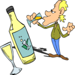 Man Drinking 4 Clip Art