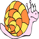 Snail Smiling Clip Art