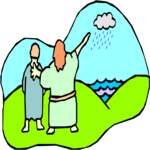 Elijah & Rain Clip Art