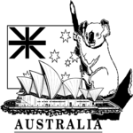 Australia Title 2 Clip Art