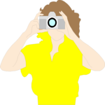 Tourist 01 Clip Art