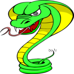 Snake Hissing Clip Art