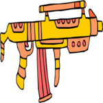 Space Gun 6 Clip Art