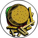 Hamburger & Fries 3